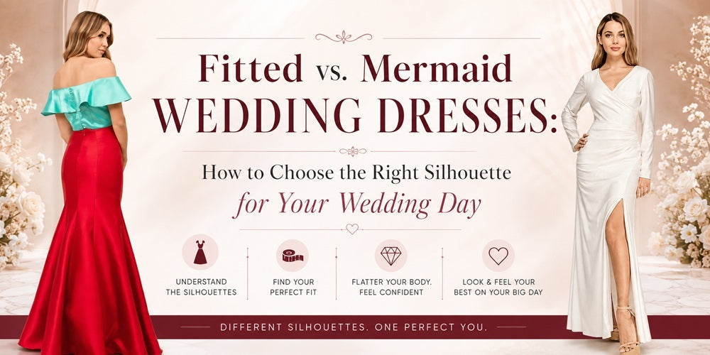 Fitted vs. Mermaid Wedding Dresses: How to Choose the Right Silhouette for Your Wedding Day