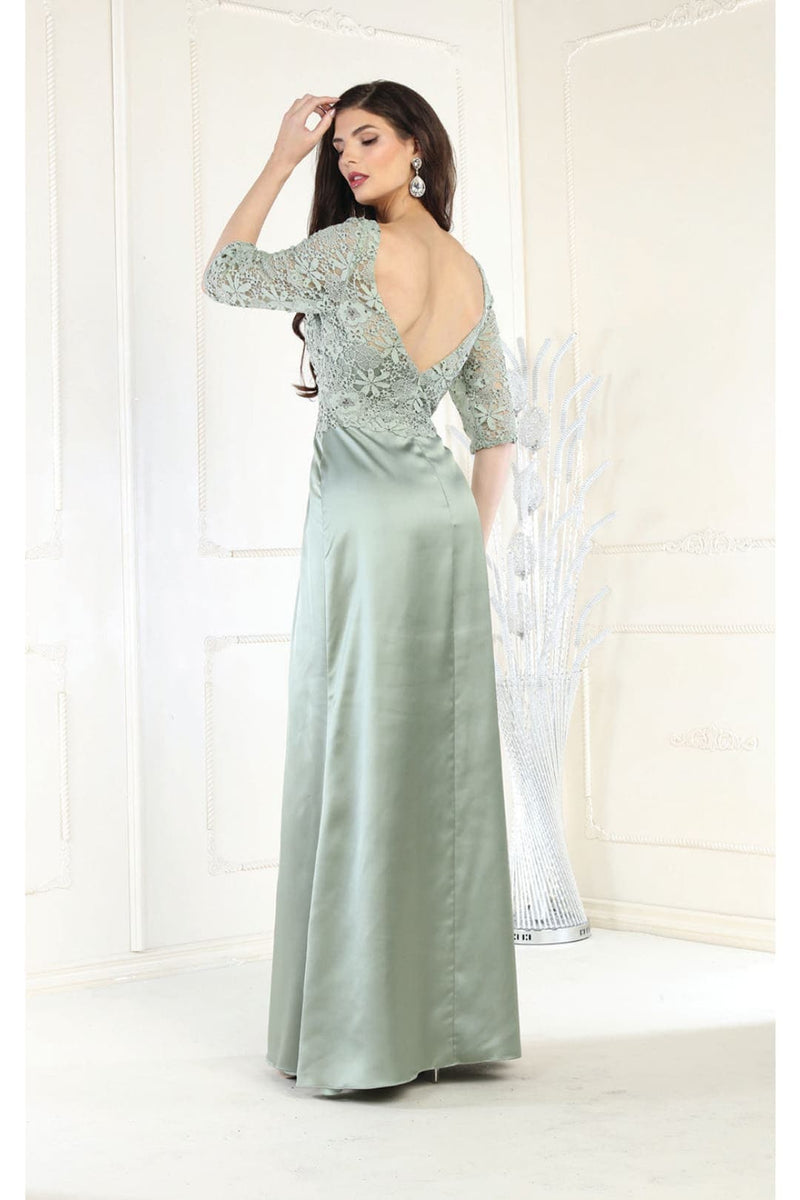 May Queen MQ1969 Embroidered Mother Of The Bride Gown sheerdreamz May Queen MQ1969 Embroidered Mother Of The Bride Gown sheerdreamz