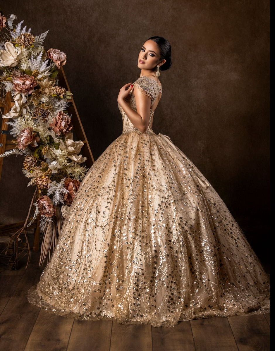 Dylan & Davids Long Quinceanera Dress Ball Gown sheerdreamz Dylan & Davids Long Quinceanera Dress Ball Gown sheerdreamz