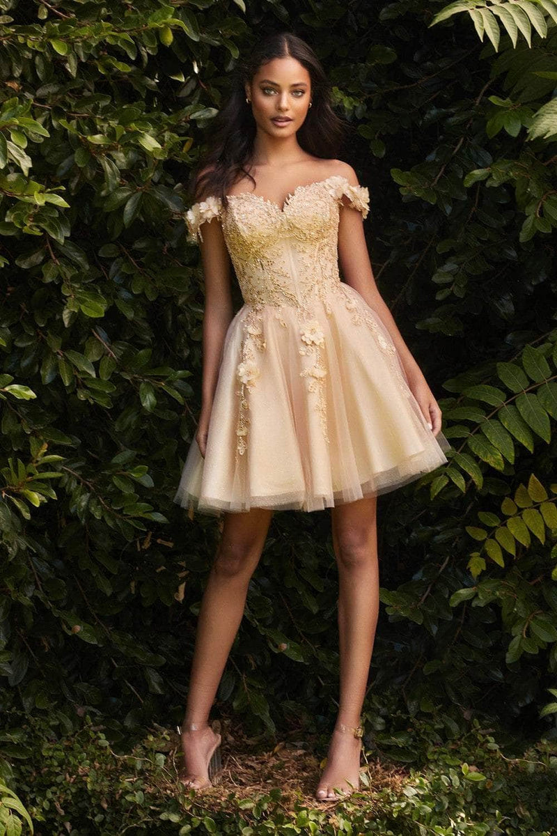 champagne colored short prom dresses