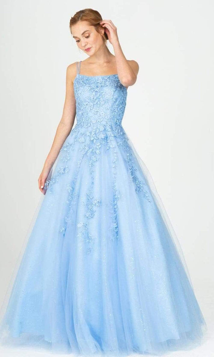 Eureka Fashion - 9757 Lace Embroidered A-Line Dress sheerdreamz Eureka Fashion - 9757 Lace Embroidered A-Line Dress sheerdreamz