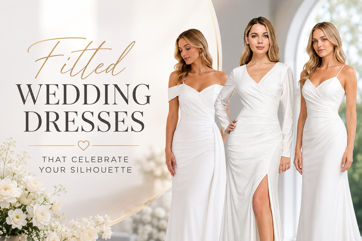 Fitted Wedding Dresses That Celebrate Your Silhouette