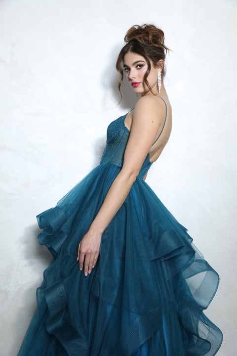 Eureka 9950 tulle sleeveless ruffled ball gown — 0002621  8bccb4fc c7f6 49a6 9831 729310363719