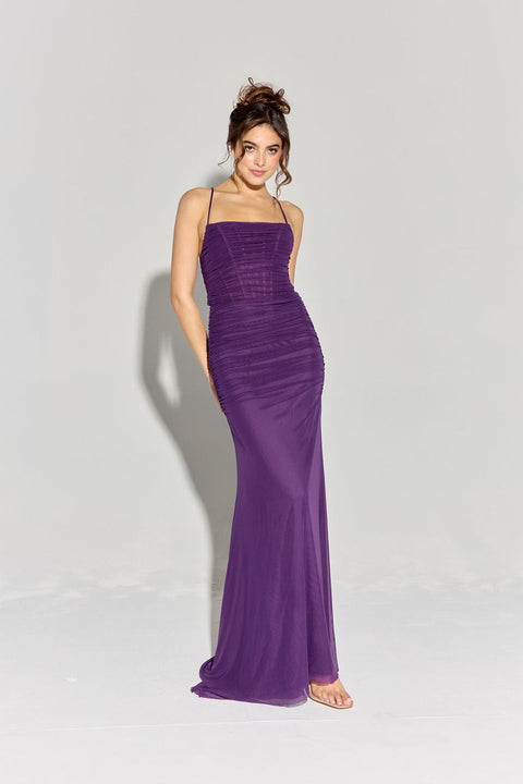 Eureka EK177 jersey fitted sleeveless gown — 0002776