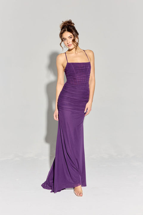Eureka EK177 jersey fitted sleeveless gown — 0002777