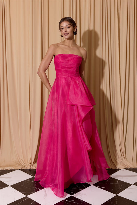Eureka EK206 Strapless Organza Ball Gown – view 5