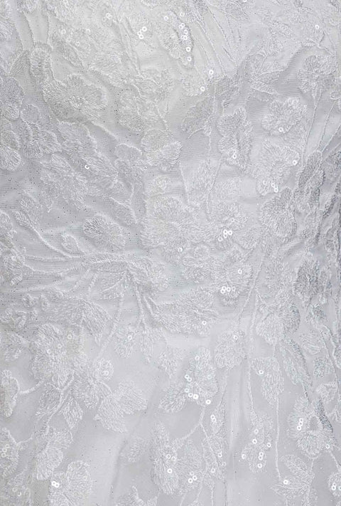 Eureka EK210 Appliqué A-Line Bridal Gown – view 5