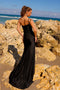 Amelia Couture AC0013 Fitted One-Shoulder Gown with Sli