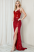 Amelia Couture 5050 Fitted Mirror Beaded Sequin Gown