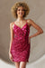 Amelia Couture 5057S Short Sequin Dress with Mirror Beading