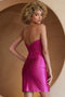 Amelia Couture BZ9028S Short Strapless Satin Dress