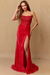 Amelia Couture AG0109 Radiant Strapless Gown with Sequins and Side Slit