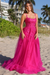 Amelia Couture 4044 Applique Sleeveless A-line Slit Gown