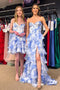 Print Short Ruffled Dress by Amelia Couture 2069S