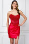 Short Homecoming Strapless Dress by Amelia Couture 9062S