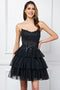 Tiered Homecoming Dress by Amelia Couture 9066S