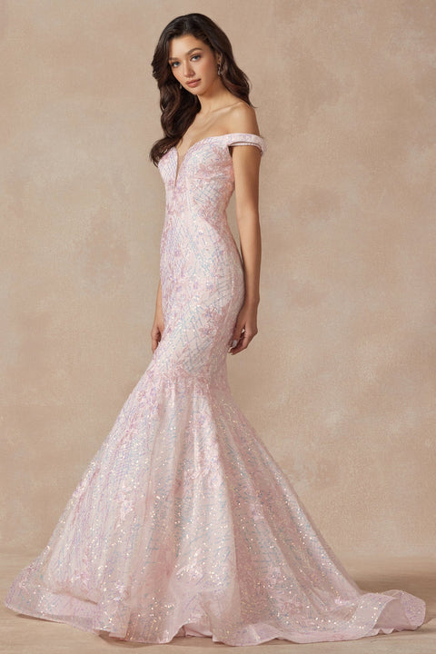 Juliet JT2412 Long Mermaid Sweetheart Prom Dress – M