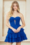 Short Tiered Dress by Amelia Couture 2063S