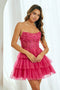 Tiered Homecoming Dress by Amelia Couture 9066S