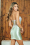 Applique Homecoming Strapless Dress by Amelia Couture 9065S