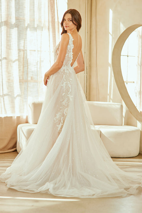 Sleeveless Appliqué Wedding Dress by Amelia Couture 2140