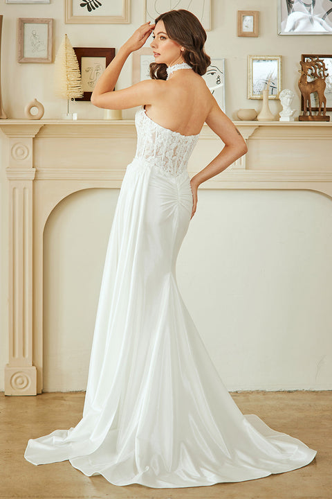 Strapless Appliqué Gown by Amelia Couture 2075