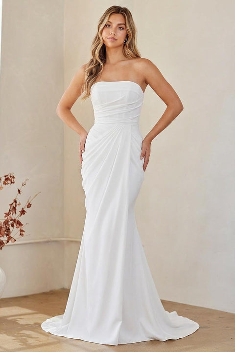 Amelia Couture 6149 Fitted Strapless Gown