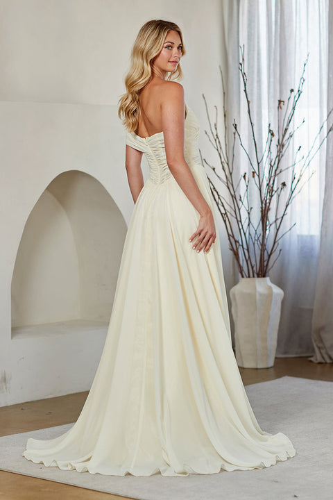 Amelia Couture 9097 One Shoulder A-Line Gown