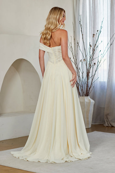 Amelia Couture 9097 One Shoulder A-Line Gown