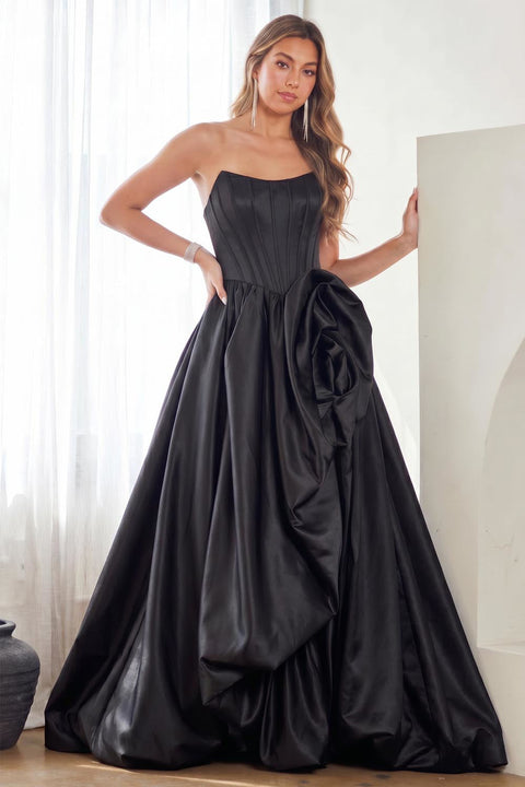 Amelia Couture 2085 Strapless A-Line Bubble Gown