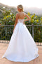 Nox Anabel Strapless Wedding Gown with Corset and Slit JE988