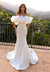 Nox Anabel Off-Shoulder Bridal Mermaid Gown with Ruffles JW984