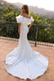 Nox Anabel Off-Shoulder Bridal Mermaid Gown with Ruffles JW984