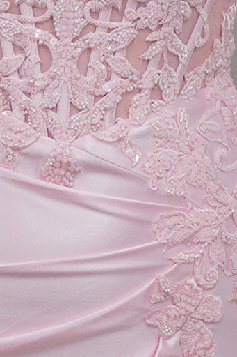 Nox Anabel D7013 Applique Short Off Shoulder Dress