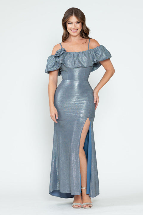 Slit Long Formal Evening Prom Dress Lenovia 5316