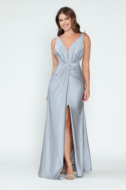 Long Formal Slit Evening Prom Dress Lenovia 5319