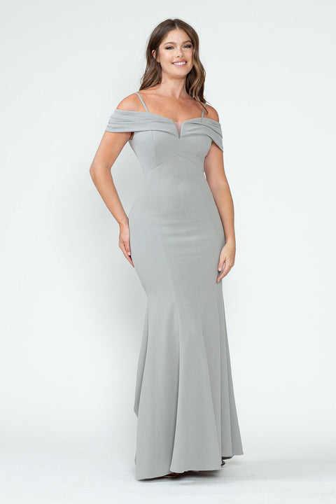Long Fitted Formal Evening Dress Lenovia 5317