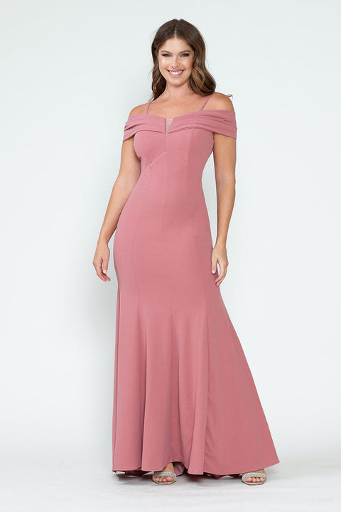 Long Fitted Formal Evening Dress Lenovia 5317