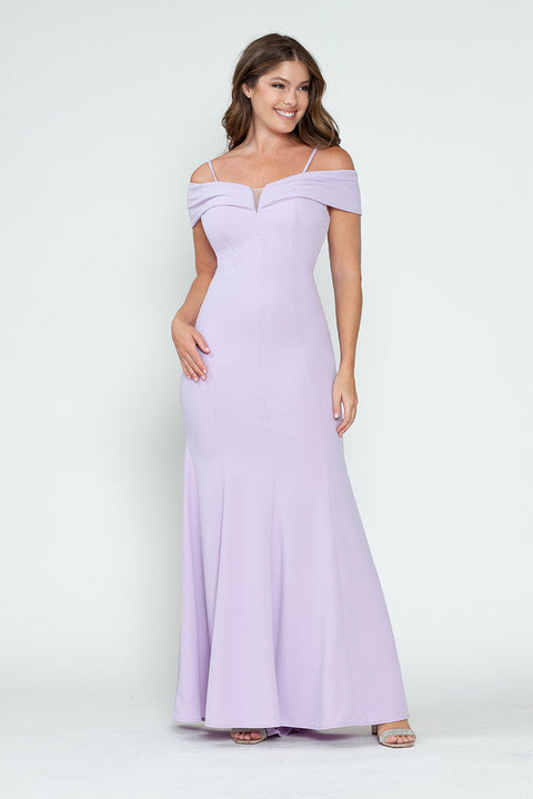 Long Fitted Formal Evening Dress Lenovia 5317