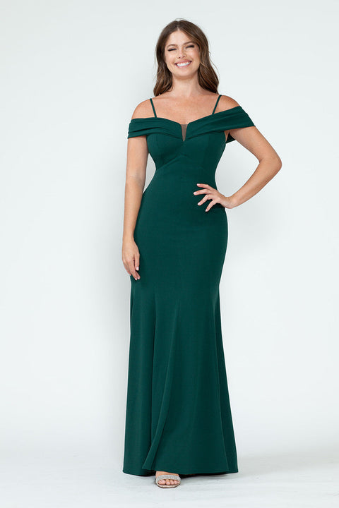 Long Fitted Formal Evening Dress Lenovia 5317