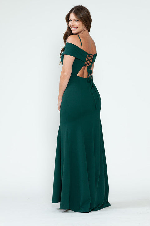 Long Fitted Formal Evening Dress Lenovia 5317