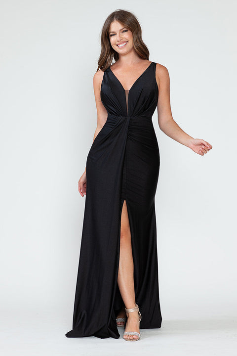 Long Formal Slit Evening Prom Dress Lenovia 5319