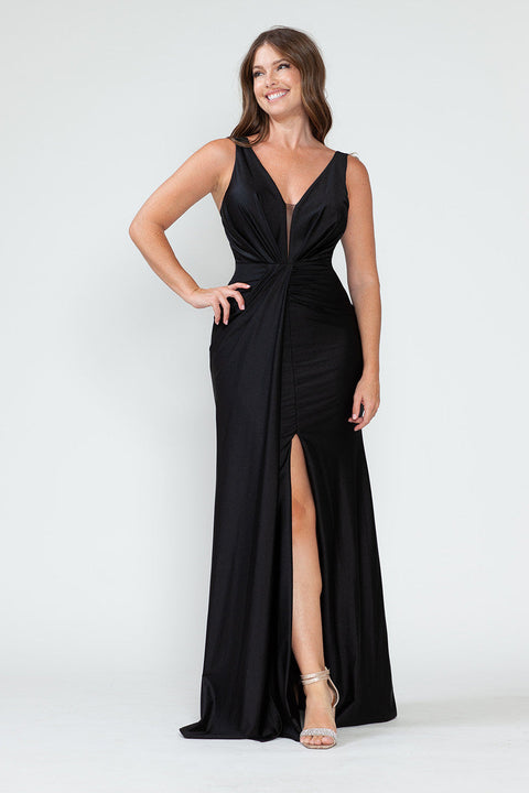 Long Formal Slit Evening Prom Dress Lenovia 5319