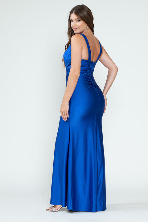 Long Formal Slit Evening Prom Dress Lenovia 5319