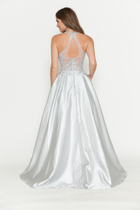 Long Prom Beaded Formal Evening Dress Lenovia 8181