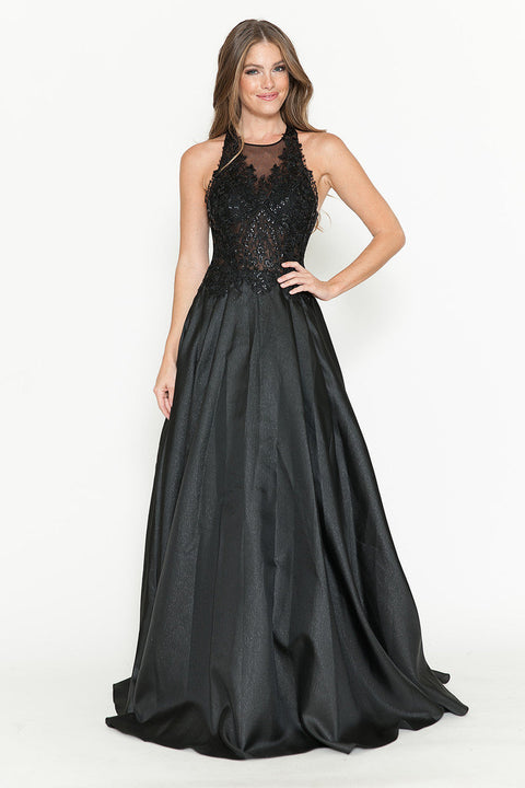 Long Prom Beaded Formal Evening Dress Lenovia 8181