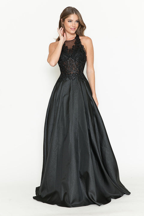 Long Prom Beaded Formal Evening Dress Lenovia 8181