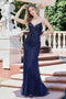 Long Formal Fitted Prom Dress by Adora Design 3311