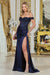 Long Formal Corset Prom Dress by Adora Design 3319