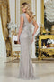 Fitted long Formal Plus Size Dress by: Adora Design  3313
